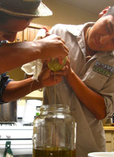 HTP Apprentices Make Hopi Herbal Salve